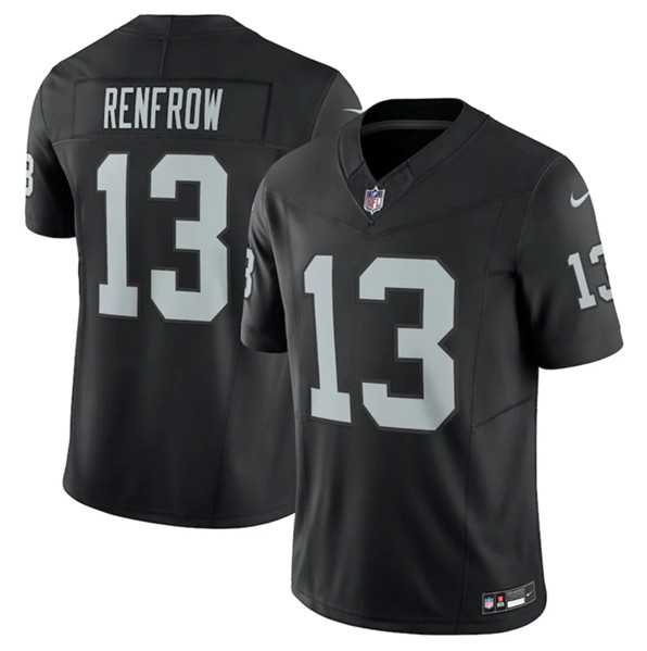 Men & Women & Youth Las Vegas Raiders #13 Hunter Renfrow Black 2023 F.U.S.E Vapor Untouchable Stitched Football Jersey->las vegas raiders->NFL Jersey